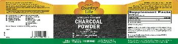 Country Life Natural Activated Coconut Charcoal Powder 500 mg - supplement