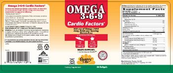 Country Life Omega 3-6-9 Cardio Factors - supplement