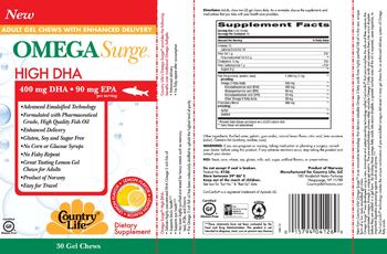 Country Life Omega Surge High DHA - supplement