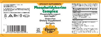 Country Life Phosphatidylserine Complex - supplement