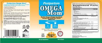 Country Life Postpartum Omega Mom - supplement