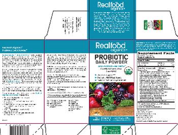 Country Life Realfood Organics Probiotic Daily Powder - supplement