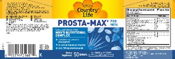 Country Life Prosta-Max For Men - supplement