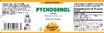 Country Life Pycnogenol 100 mg - supplement