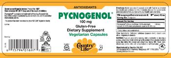 Country Life Pycnogenol 100 mg - supplement
