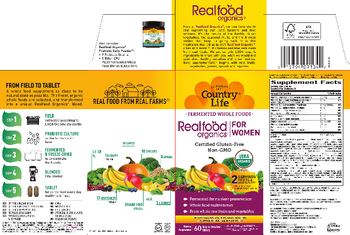 Country Life Realfood Organics For Women - supplement
