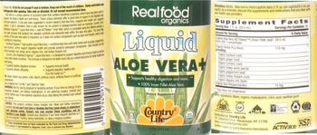 Country Life Realfood Organics Liquid Aloe Vera + - 