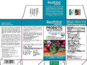 Country Life Realfood Organics Probiotic Daily Powder - supplement