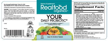 Country Life Realfood Organics Your Daily Probiotic - 