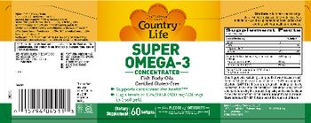 Country Life Super Omega-3 - supplement