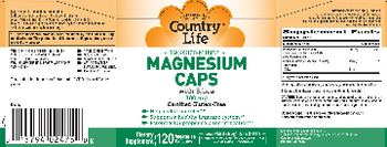 Country Life Target-Mins Magnesium Caps With Silica 300 mg - supplement