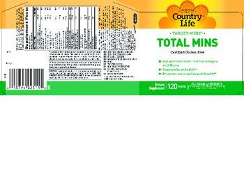 Country Life Target-Mins Total Mins - supplement