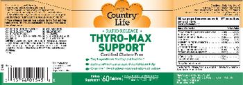 Country Life Thyro-Max Support - supplement