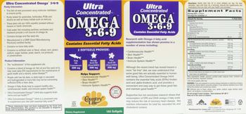 Country Life Ultra Concentrated Omega 3-6-9 - supplement