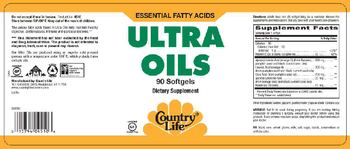 Country Life Ultra Oils - supplement