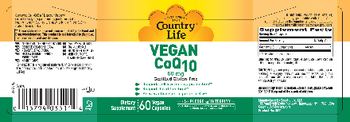 Country Life Vegan CoQ10 60 mg - supplement