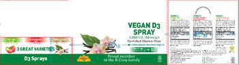 Country Life Vegan D3 Spray 2,000 I.U. (50 mcg) Vegan D3 Vanilla Bean Flavor - supplement