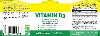 Country Life Vitamin D3 62.5 mcg 2,500 IU - supplement
