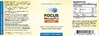 Covalent Medical Focus MaculaPro + Lutein - eye vitamin mineral supplement