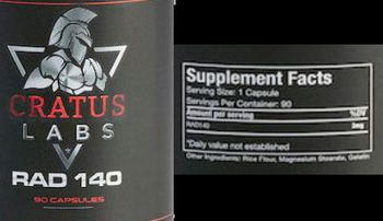 Cratus Labs RAD 140 - supplement