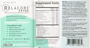 CRC The Carter-Reed Company Relacore Extra - supplement