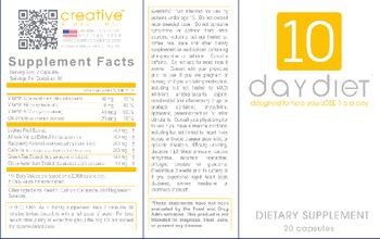 Creative Bioscience 10 Day Diet - supplement