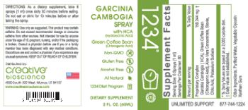 Creative Bioscience GARCINIA CAMBOGIA SPRAY 1234 - supplement