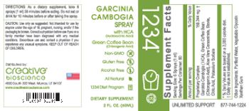 Creative Bioscience Garcinia Cambogia Spray 1234 - supplement
