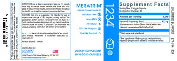 Creative Bioscience Meratrim 1234 - supplement