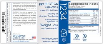 Creative Bioscience Probiotics Prebiotics - supplement