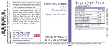 Creative Bioscience Raspberry Ketone Plus - supplement