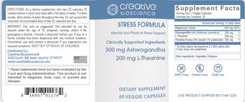 Creative Bioscience Stress Formula - supplement