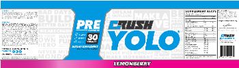 Crush Crush Yolo Pre Workout Lemonberry - supplement