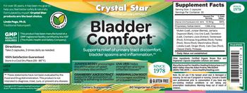 Crystal Star Bladder Comfort - supplement