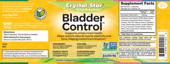 Crystal Star Bladder Control - supplement