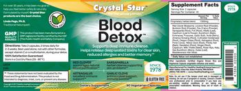 Crystal Star Blood Detox - supplement