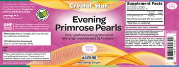 Crystal Star Evening Primrose Pearls 500 mg - 
