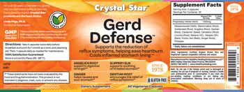 Crystal Star Gerd Defense - supplement