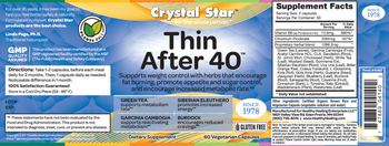 Crystal Star Thin After 40 - supplement
