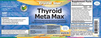 Crystal Star Thyroid Meta Max - supplement