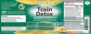 Crystal Star Toxin Detox - supplement