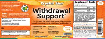 Crystal Star Withdrawal Support - supplement