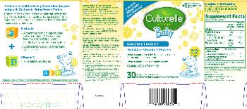 Culturelle Baby Grow + Thrive - probiotic supplement with vitamin d