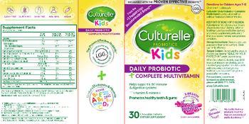 Culturelle Kids Kids Daily Probiotic + Complete Multivitamin Natural Fruit Punch Flavor - supplement