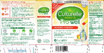 Culturelle Pro-well Immune + Energy Probiotics Fresh Citrus - supplement