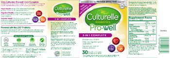 Culturelle Pro-Well Pro-Well 3-in-1 Complete - supplement