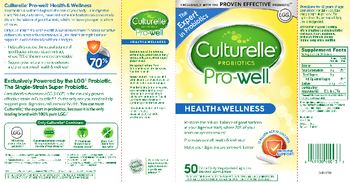 Culturelle Pro-Well Pro-Well Health & Wellness - supplement