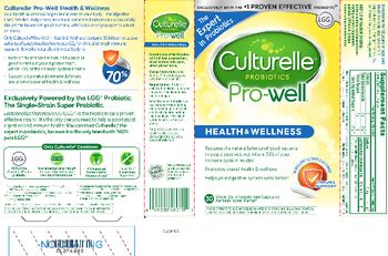 Culturelle Pro-Well Pro-Well Health & Wellness - supplement