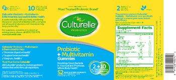 Culturelle Probiotic + Multivitamin Gummies - probiotic supplement