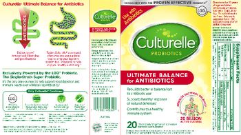 Culturelle Ultimate Balance for Antiobiotics - supplement